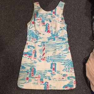 Lily Pulitzer lighthouse Delia shift size 10